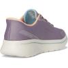 Skechers Women’s Go Walk Arch Fit N-Joy Emory Hands Free Slip-ins Sneaker(Mauve)