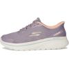 Skechers Women’s Go Walk Arch Fit N-Joy Emory Hands Free Slip-ins Sneaker(Mauve)