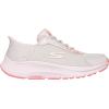 Skechers Women’s Hands Free Slip-ins Go Run Consistent 2.0 Endure Sneaker(Natural Textile Lt Pink Trim)