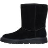 Skechers Women’s Keepsakes Cozy Mid Hands Free Slip-ins Calf Boot(Black/Black)