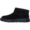 Skechers Women’s Keepsakes Cozy Mini Hands Free Slip-ins Snow Boot(Black/Black)