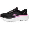 Skechers Women’s Max Cushioning Endeavour Cardova Hands Free Slip-ins Sneaker(Black/Pink)