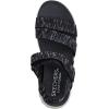Skechers Women’s Reggae Bound-Sweet Crush Sport Sandal(Black/Multi)
