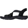 Skechers Women’s Reggae Slim-Summer Sparkle Sandal(Black/Black)