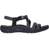 Skechers Women’s Reggae-Adore You Sport Sandal(Black/Grey)
