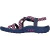 Skechers Women’s Reggae-Adore You Sport Sandal(Navy/Pink)