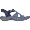Skechers Women’s Reggae-Morning Light Slide Sandal(Navy/Blue)