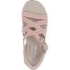 Skechers Women’s Reggae-Morning Light Slide Sandal(Taupe/Coral)