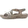 Skechers Women’s Reggae-Perfect Duo Sport Sandal(Taupe/Olive)