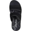 Skechers Women’s Sporty Slim Sandal(Black/Black)