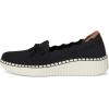 Skechers Women’s Wilshire BLVD-Knit Sail Sneaker(Black)