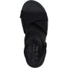 Skechers womens Easy Going – Somewhere Sunny(Black/Black)