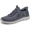 Skechers Men’s Summits High Range Slip-in Sneakers(Charcoal)