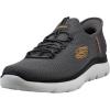 Skechers Men’s Summits High Range Slip-in Sneakers(Charcoal/Orange)