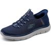 Skechers Men’s Summits High Range Slip-in Sneakers(Navy)