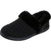 Skechers Women’s Cozy Campfire-Frosty Promise Slipper(Black/Black)