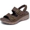 Skechers Women’s Easy Going-Certified Charm Sandal(Chocolate)