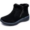 Skechers Women’s Easy Going-Cozy Inn Ankle Boot(Black/Black)