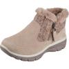 Skechers Women’s Easy Going-Cozy Inn Ankle Boot(Dark Natural)