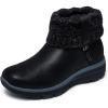 Skechers Women’s Easy Going-Cozy Weather 2-Hands Free Slip-ins Ankle Boot(Black)