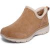 Skechers Women’s Easy Going-Sweet Behavior Ankle Boot(Chestnut)