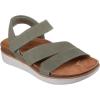 Skechers Womens Lifted ComfortSandal(Olive)