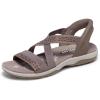 Skechers Women’s Reggae Slim-Summer Sparkle Sandal(Mocha)