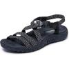 Skechers Women’s Reggae-Adore You Sport Sandal(Black/Grey)
