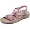 Skechers Women’s Reggae-Adore You Sport Sandal(Taupe/Multi)