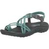 Skechers Women’s Reggae-Perfect Duo Sport Sandal(Gray/Aqua)