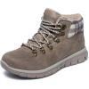 Skechers womens Synergy – Plaid Mood(Taupe)