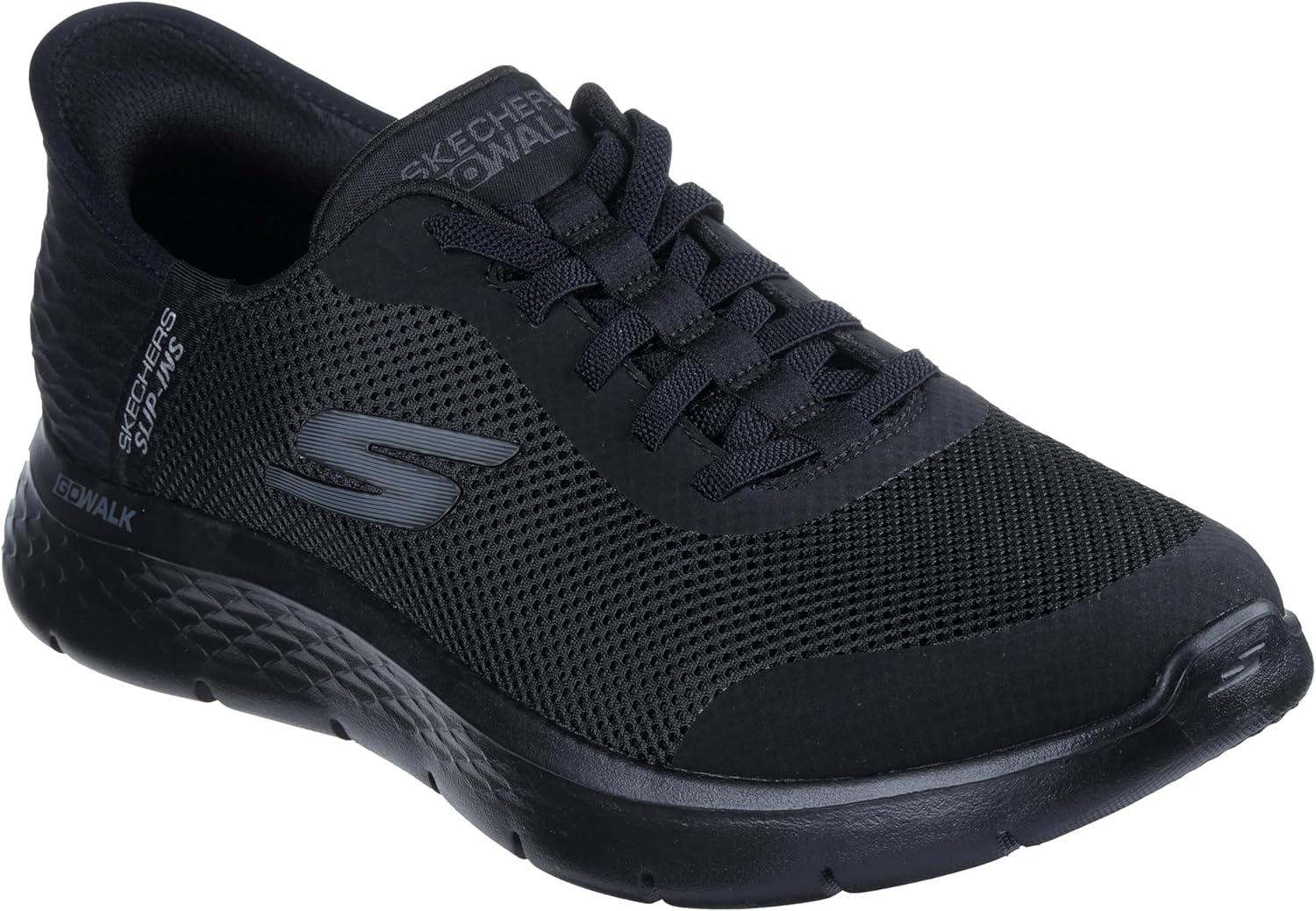imageSkechers Go Walk Flex Hands Up Hands Free SlipInsBlackBlack
