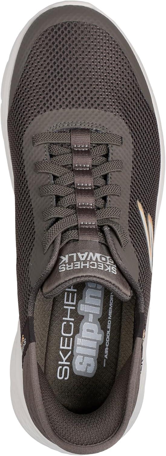 imageSkechers Go Walk Flex Hands Up Hands Free SlipInsBrown