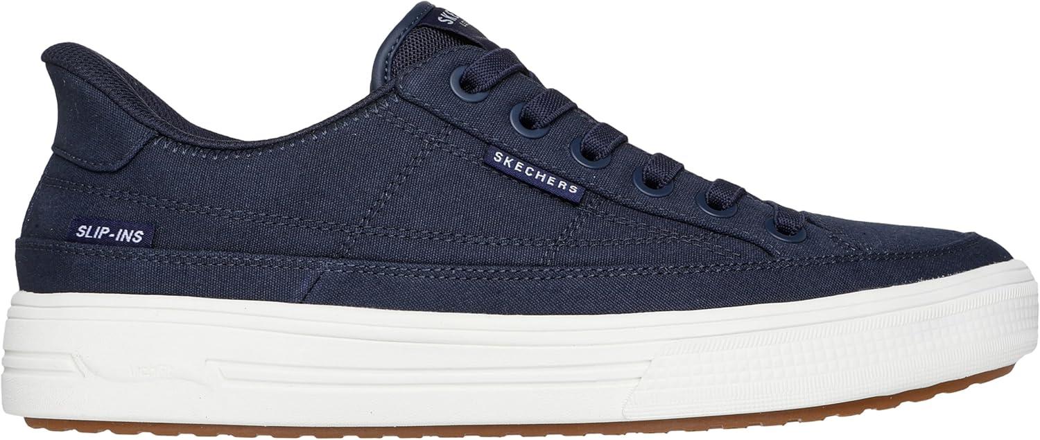 imageSkechers Mens Arch Fit ArcadeSee Ya There Hands Free Slipins SneakerNavy