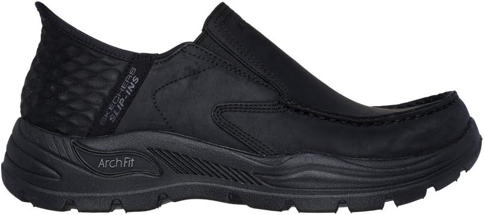 imageSkechers Mens Arch Fit MotleyMilo SlipOnBbk  BlackBlack