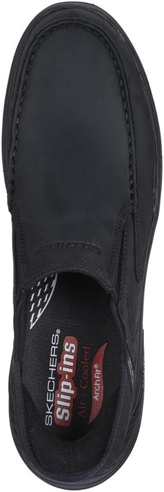 imageSkechers Mens Arch Fit MotleyMilo SlipOnBbk  BlackBlack
