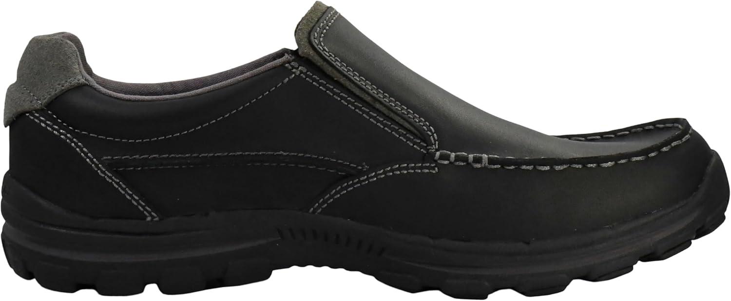 imageSkechers Mens BraverRayland SlipOn LoaferBlack Leather