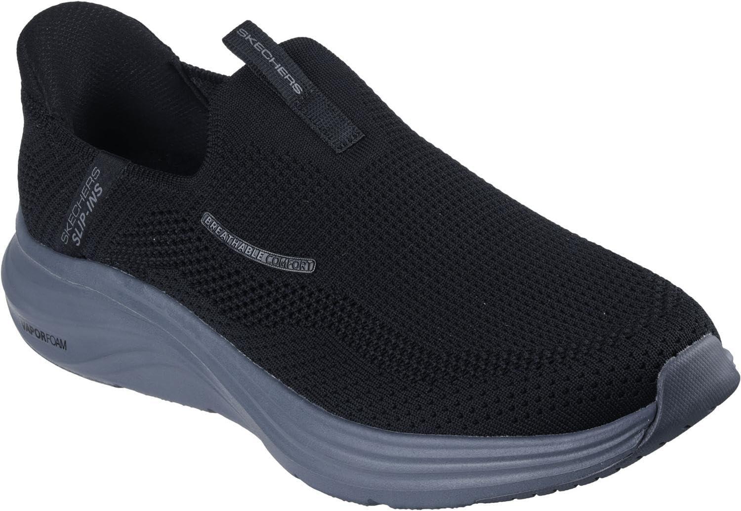 imageSkechers Mens BraverRayland SlipOn LoaferBlk Gray Volann