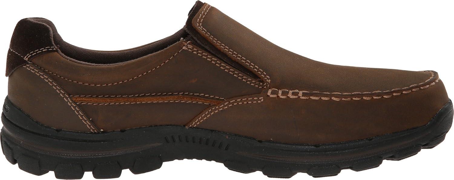 imageSkechers Mens BraverRayland SlipOn LoaferDark Brown Leather