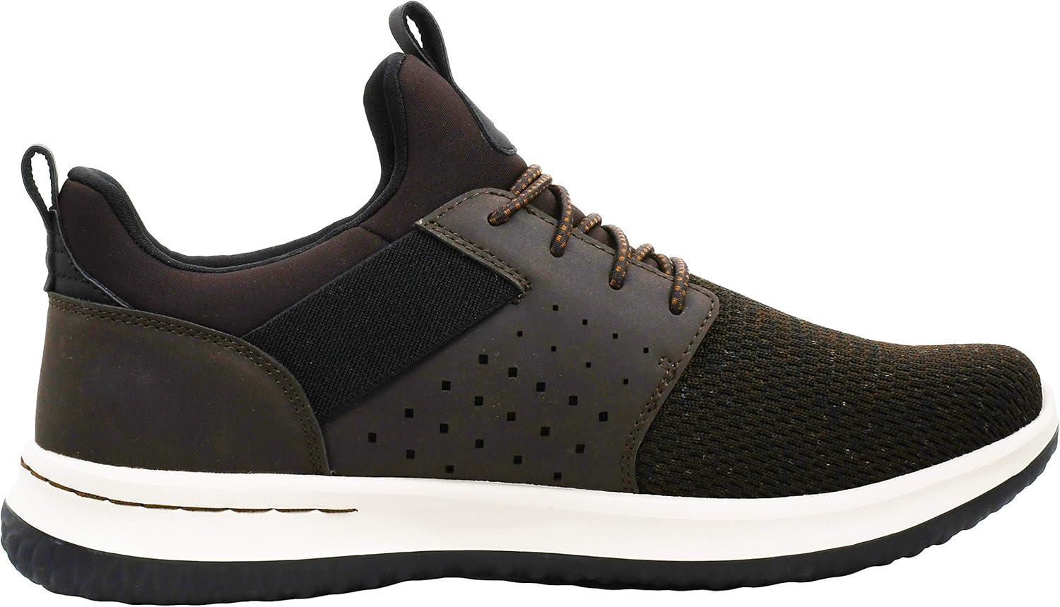 imageSkechers Mens Classic FitDelsonCamden SneakerChocolate