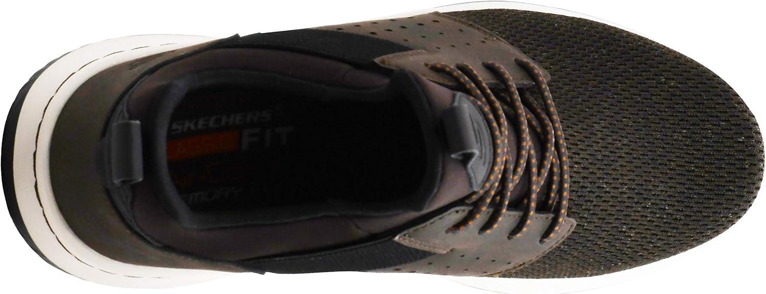 imageSkechers Mens Classic FitDelsonCamden SneakerChocolate
