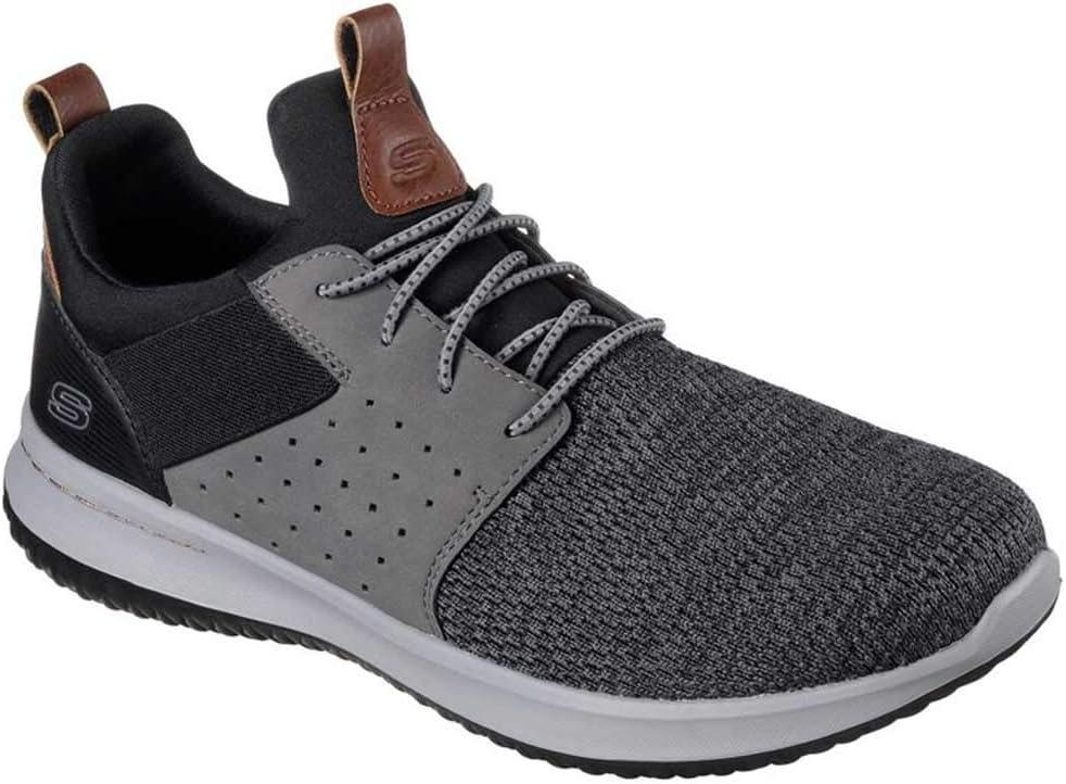 imageSkechers Mens Classic FitDelsonCamden SneakerClear gray