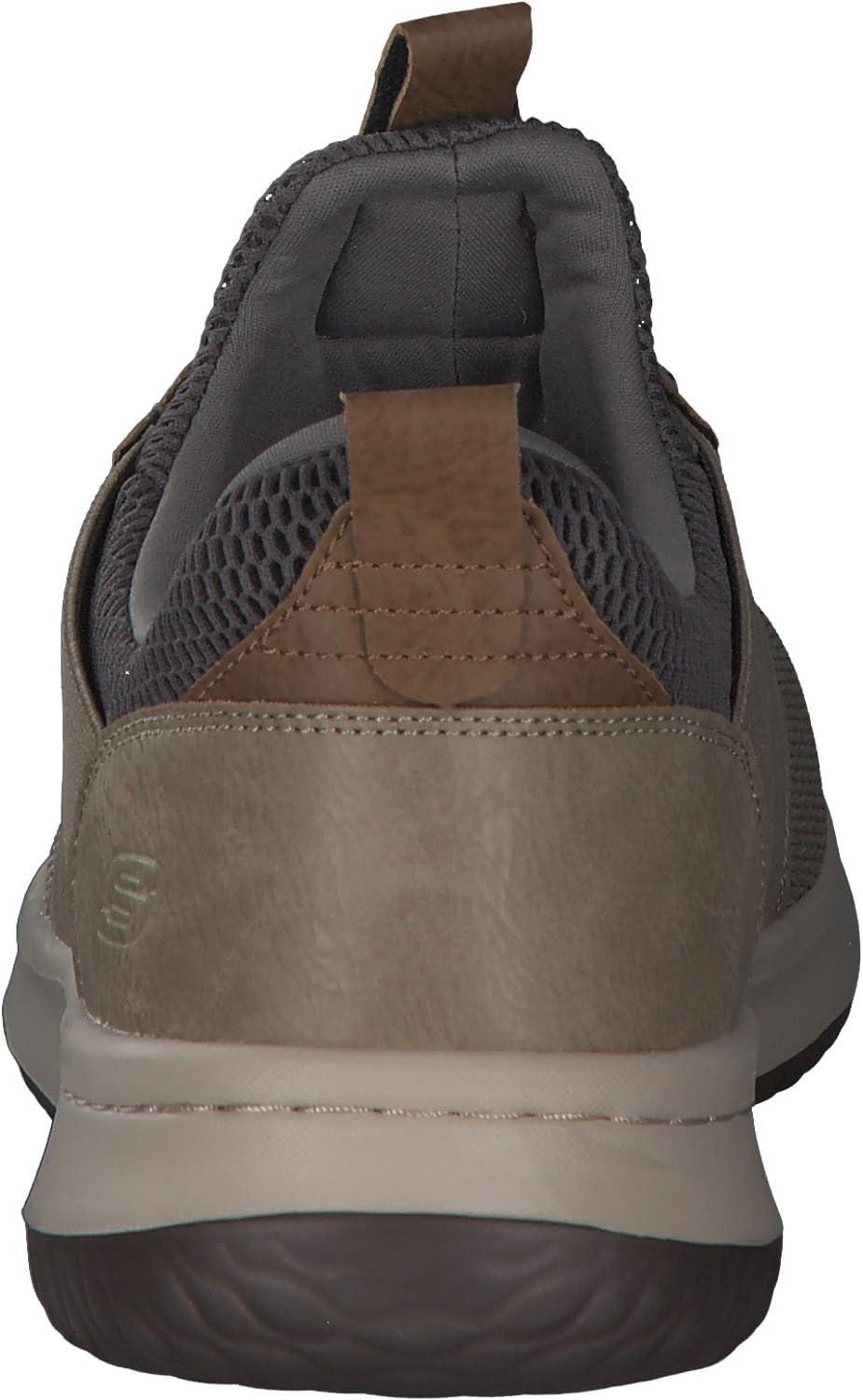 imageSkechers Mens Classic FitDelsonCamden SneakerTaupe Mesh W Synthetic