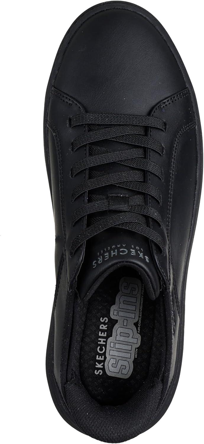 imageSkechers Mens Court Break  Double Vented Hands Freee SlipinsBlackBlack