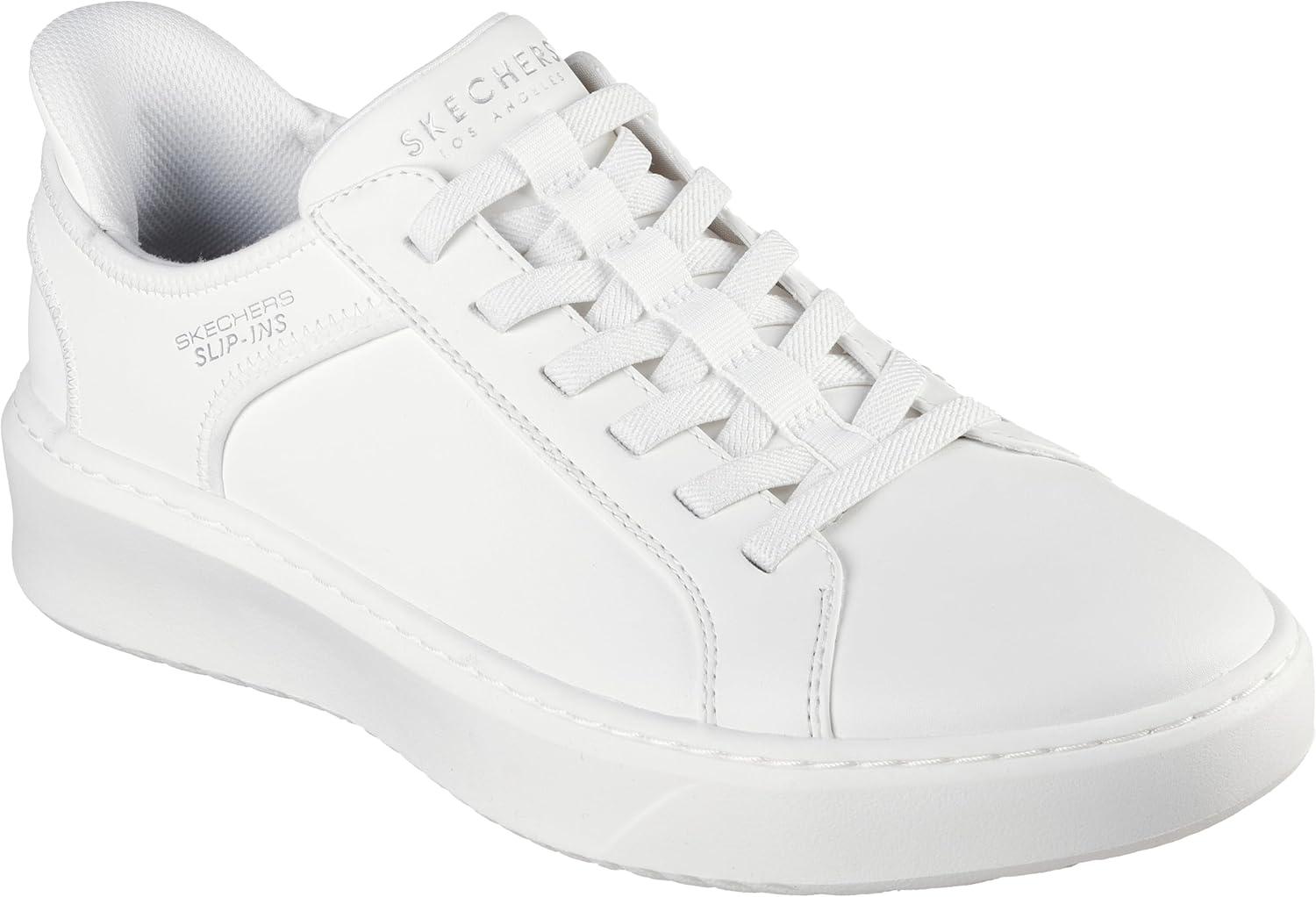 imageSkechers Mens Court Break  Double Vented Hands Freee SlipinsWhite