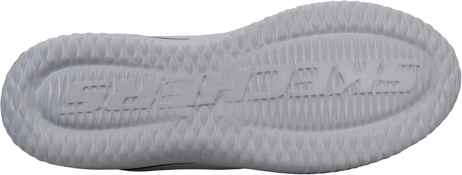 imageSkechers Mens Delson 30  Ezra Leather Bungee Lace Slip on SneakersGrey