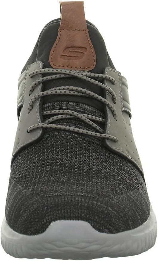 imageSkechers Mens Delson 30 Cicada SneakerBlackGrey