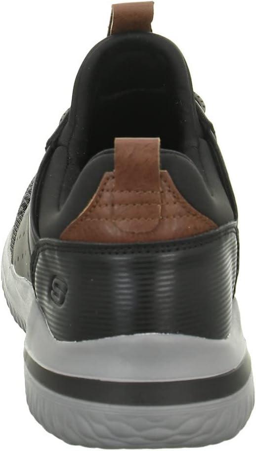 imageSkechers Mens Delson 30 Cicada SneakerBlackGrey