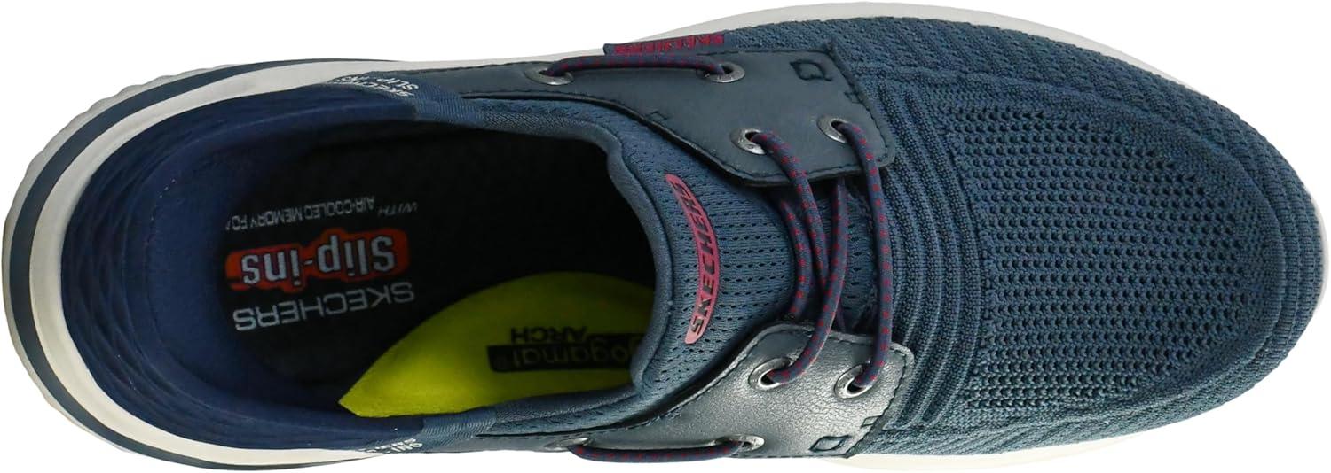 imageSkechers Mens Delson 30Roth 210606 Low Profile Bungee Lace SlipInsBlue