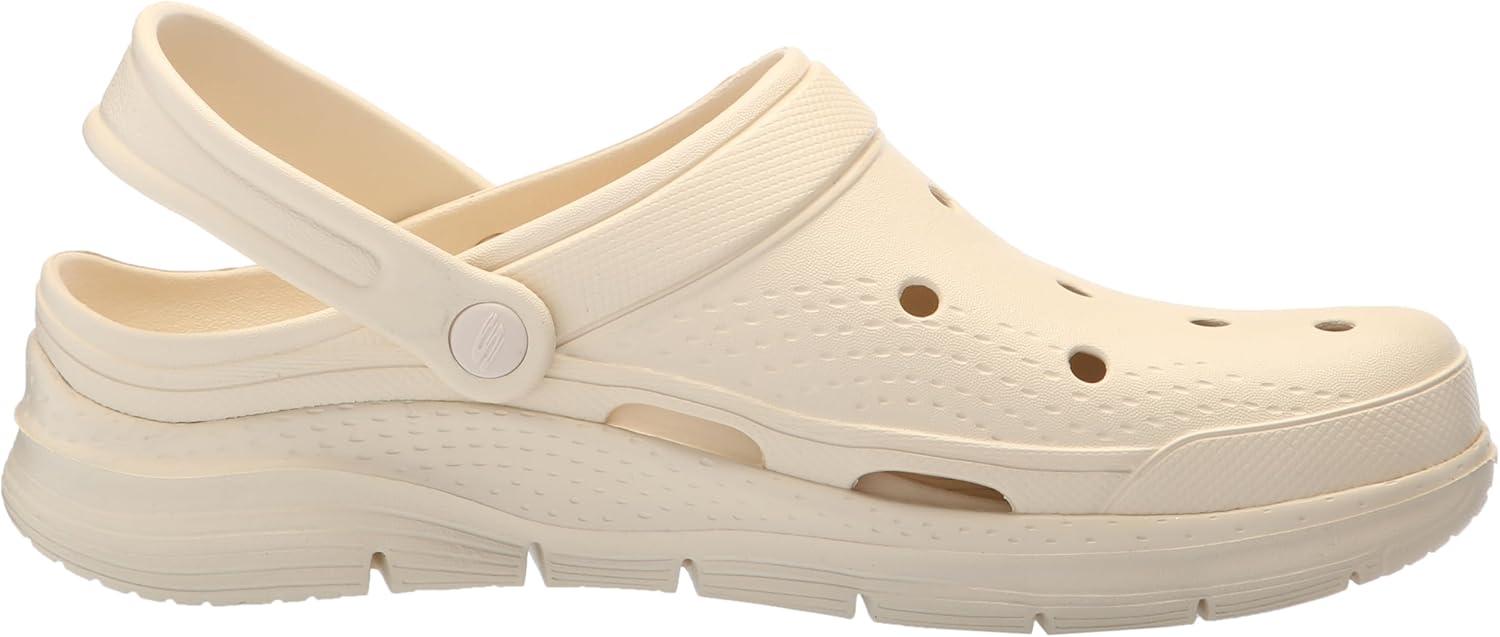 imageSkechers Mens Foamies Arch Fit  Valiant SlipOn ClogOffwhite